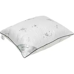 Подушка ARCLOUD силікон MERINO WHITE 274 мікрофібра, сірий 10мм холофайбер (1000г) з кутиком, сумка р.70*70