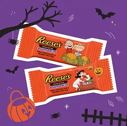 Шоколадні цукерки Reese's Peanut Butter Pumpkins Snoopy and Friends Halloween 255г - мініатюра 4