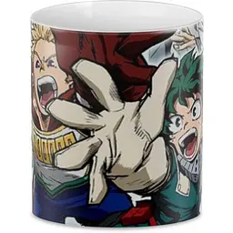 Кухоль GeekLand Моя геройська академія My Hero Academia постер MHA 02.07 330 мл білий - мініатюра 2