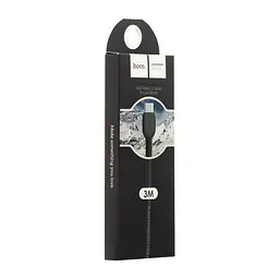 Кабель Hoco X20 Pisces Cable USB to Type-C 2A 3m Black - мініатюра 2