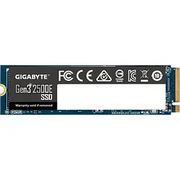Накопичувач SSD Gigabyte Gen3 2500E M.2 PCIe NVMe 3.0 x4 3D TLC 500GB (G325E500G)