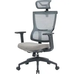 Офісне крісло OfficePro Elegant OC600-B-DG-DG Black/Dark Gray [148650] - мініатюра 2