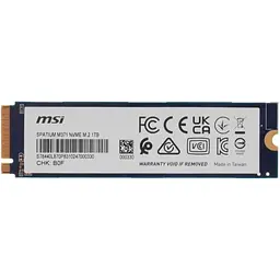 SSD накопичувач MSI Spatium M371 1TB [S78-440L820-P83] [130879] - мініатюра 9