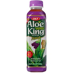 Фруктовий напій OKF Aloe Vera King Grape 0.5 л - мініатюра 4