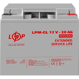 Акумулятор LogicPower GEL 12V [12V/20Ah/240Wh] [5214] [109029] - мініатюра 2