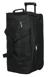 Сумка на колесах середня M Worldline 898/65 65×32.5×34см 70.7л Чорний