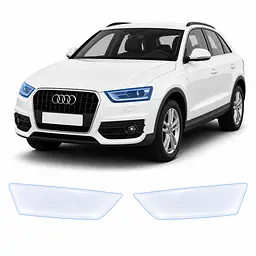 Антигравійна захисна бронеплівка за лекалами для Audi Q3 8U 2011-2018 - оптика (фари та ПТФ)