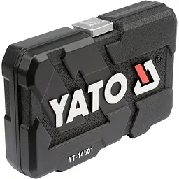 Набір головок торцевих Yato квадрат 1/4" насадки викруткові з інструментами 56 шт. (YT-14501) - мініатюра 3