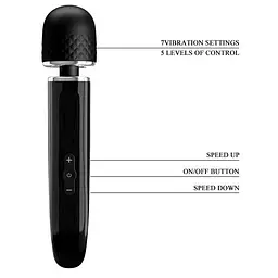 Вібромасажер Pretty Love Charming Massager Black - мініатюра 5
