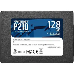 SSD накопичувач Patriot P210 128GB (P210S128G25) [153339]