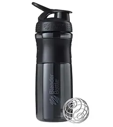 Шейкер спортивний BlenderBottle SportMixer Flip 28oz/820 мл Black (SM 28oz Black) - мініатюра 1