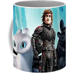 Кухоль GeekLand Як приручити дракона вище хмар How to train your dragon HD.02.05 330 мл білий - мініатюра 3