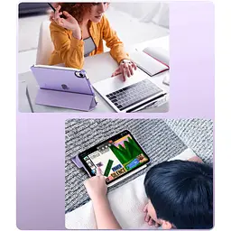 Чохол до планшета BeCover Tri Fold Hard Apple iPad 10.9" (2022/2024)/iPad (А16) 2025 11" Purple (713321) - мініатюра 6