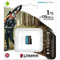 Карта пам'яті Kingston microSDXC Canvas Go! Plus 1TB Class 10 UHS-1 U3 А2 V30 (SDCG3/1TBSP) [112837] - мініатюра 5