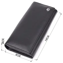 Солідний жіночий гаманець із натуральної шкіри ST Leather 19х9х3 см acs0029653 - мініатюра 3