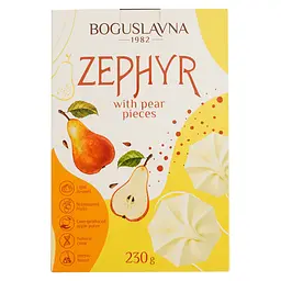 Зефір Богуславна зі шматочками груші 230 г (886670) - мініатюра 2