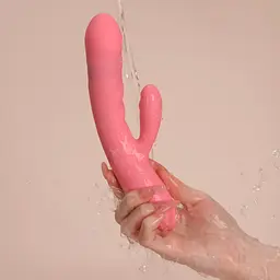 Вібратор-кролик Svakom Avery Strawberry Pink зі стовбуром, що рухається, рух вперед-назад - мініатюра 10