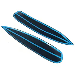 Вії фар для Mitsubishi Lancer IX 2003-2007 Широкі Voron Glass - мініатюра 3