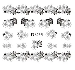 Наклейки для ногтей А577