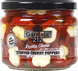 Перець чері Gurme 212 Ricotto Cherry Peppers із сиром рікота 300 г
