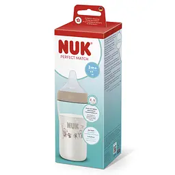 Пляшка Nuk Perfect Match М 260 мл мавпа (3954206) - мініатюра 4