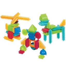 Конструктор-брістл Battat Lite Bristle Blocks Будівельник 56 деталей (BT3070Z) - мініатюра 3