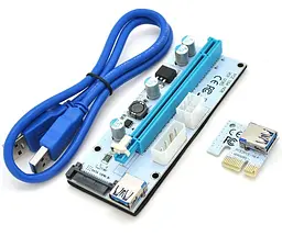 Райзер 008S (6PIN, MOLEX, SATA) 006 Б/в