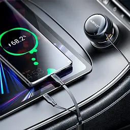 Автозаряджання 3xUSB 53W (2xUSB-C+USB-A) + cable USB-C 2in1 B13 Acefast - мініатюра 6