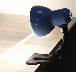 Настільна лампа Brille гнучка дитяча для офісу для школяра з затискачем на прищіпці невисока ціна MTL-01 blue - мініатюра 7