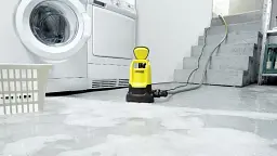 Дренажний насос для чистої води Karcher SP 2 Flat жовтий з чорним (1.645-501.0) - мініатюра 3