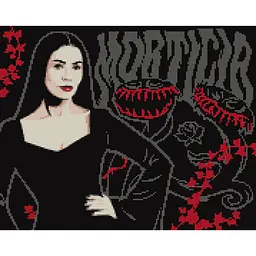 Алмазна мозаїка Santi Wednesday Mysterious Morticia на підрамнику 40х50 см (955114)