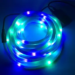 Світлодіодна вулична гірлянда шланг Leds Дюрлайт LTL10 метрів мульти кольоровий 180 Ламп 8 режимів - мініатюра 3