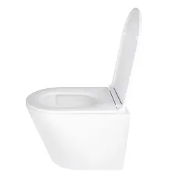 Унітаз підвісний Qtap Scorpio безободковий Ultra Quiet з сидінням Soft-close QT1433053EUQW, Білий - мініатюра 3