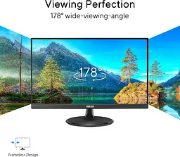 Монітор Asus 21.45" VP227HF (90LM0880-B01O71) VA Black 100Hz - мініатюра 2