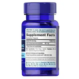 DHEA 100 mg 60 капсул Puritan's Pride vit0006689 - мініатюра 2