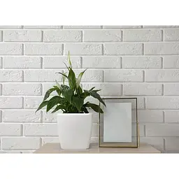 Вазон Plastkon Quadrato Flower Lover 25x25x24 см білий - мініатюра 4