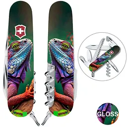 Ніж Victorinox Camper Animal 91мм 13функ Хамелеон
