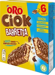 Батончики Oro Saiwa Ciok Barretta 6 шт, 162 г - мініатюра 6