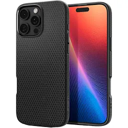 Чохол Spigen Liquid Air для Apple iPhone 16 Pro Matte Black (ACS08117) [117863] - мініатюра 5