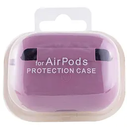 Силіконовий футляр з мікрофіброю для навушників Airpods Pro 3 Ліловий / Lilac Pride - мініатюра 4