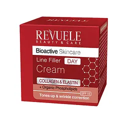 Денний крем-філер для обличчя Колаген та Еластин Bioactive Revuele 50 мл