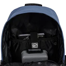 Рюкзак YES T-107 Blue 43х29х14 см Синьо-чорний (559975) - мініатюра 7