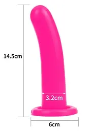 Фалоімітатор - Holy Dong Medium 5.5" Pink - мініатюра 4