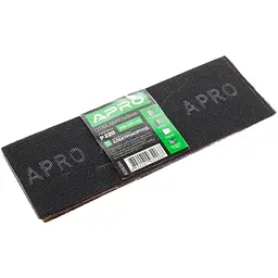 Сітка шліфувальна абразивна Apro 105 x 280 мм x Р220 (в упаковці 10 шт.)