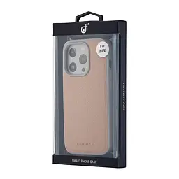 Чохол Jinduka Leather Case with MagSafe iPhone 14 Pro Beige - мініатюра 2