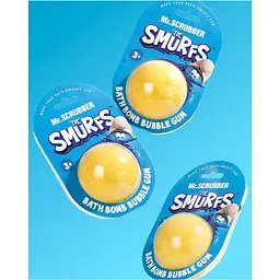 Бомбочка для ванни Mr.Scrubber The Smurfs Bubble gum - мініатюра 3