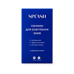 Засіб для відбілювання зубів Splash Смужки З ароматом м'яти 28 шт. (4820266833060) - мініатюра 2