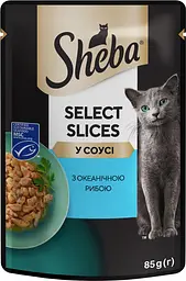 Набір вологого корму для котів Sheba з океанічною рибою в соусі 2.38 кг (28 шт. х 85 г) - мініатюра 2