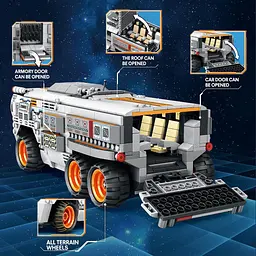 Конструктор Reobrix Космічний транспортер екіпажу на радіокеруванні (99004) [171529] - мініатюра 7