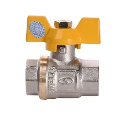 Кран кульовий прямий Solomon 1/2″ ВВ ЖБ PN40 B1007 - мініатюра 3